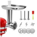 Metal Meat Food Grinder Attachment for Kitchenaid Stand
