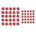 50 Pieces Christmas Garland Candy Swirl Garland Ornament for Xmas