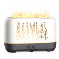 Hollow Flame Air Humidifier Aroma Oil Aromatherapy Diffuser White