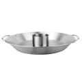 Stainless Steel Roast Chicken Pan Removable Bbq Turkey Rack Plate