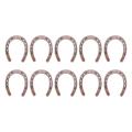 10pcs Good Lucky Horseshoe Wedding Favors with Kraft Tags Gifts