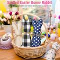 12 Pieces Stuffed Fabric Bunnies Easter Table Decor for Desk Counter