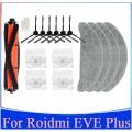 16pcs for Roidmi Eve Plus Main Side Brush Mop Cloth Dust Bag Brush