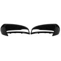 Car Black Exterior Rearview Mirror Cover Side Mirror Cap