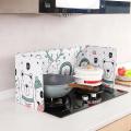 Aluminum Kitchen Gas Stove Baffle Plate Kitchen Splatter Screens -3