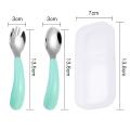 6pcs Stainless Steel Tableware Set Children's Spoon Fork Tableware