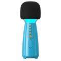 Wireless Bluetooth Karaoke Microphone Dynamic Microphone Blue