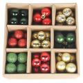 Christmas Tree Pendant Hanging Ball Home Party Decor -red+green+gold