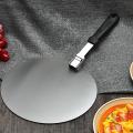 12 Inch Pizza Shovel with Pizza Slicer Stainless Steel Baking Tool