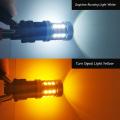 10pcs Led Bulb Dual Color Light 1157 Bay15d P21/5w Turn Signal Lamp
