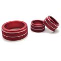 For Tundra 2014-2021 Air Conditioner Switch Cd Button Knob(red 3pcs)