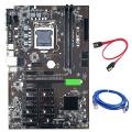 B250c Btc Mining Motherboard with Rj45 Network Cable Support Ddr4 Ram