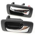 Inside Door Handle Front Rear Left Right Set for Accord Cb7 1990-1994