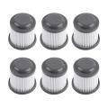 6 Pack for Black Decker Pvf110 Replacement Filter Elements Filter