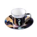 Mirror Reflection Household Cup and Saucer Set Coffeeware Gift B