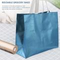 12 Pcs Gift Bags Christmas Shopping Tote Bag Present Bags(blue )