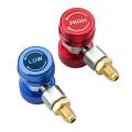 R134a High Low Quick Coupler Set for A/c Manifold Gauge Brass Adapter