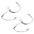 2pcs Car Front Speaker Wire Harness Cable Adapter for Toyota Tacoma
