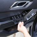For Range Rover Velar 2017-2020 Window Lift Switch Button Cover,black