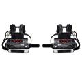 Spd Pedals for Spin Bike with Toe Cages for Shimano Clip Pedals