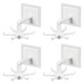 360 Degrees Rotated Kitchen Wall Hooks Self Adhesive Storage Tools B