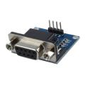 Max3232 Rs232 Serial Port to Ttl Converter Module Db9 Connector W/ 4 Jump Cables