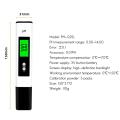 Lcd Ph Meter Pen Tester Accuracy 0.01, Automatic Calibration, White