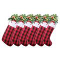 Christmas Stockings for Holiday Xmas Party Decorations Red