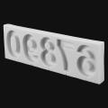 Silicone Number Mold,3d Number Mold for Cake Decoration,candy Mold