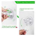 Shower Suction Hook, Suction Hook Detachable and Reusable Shower Hook
