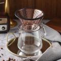 Pour Over Coffee Dripper,stainless Steel Paperless Cone Coffee Filter