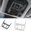 Car Front Reading Light Panel Cover Trim Frame, Silver