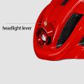 Rockbros Bicycle Helmet with Light for Mountain Road Bicycle Black