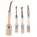 Chalk&wax Paint Brush for Furniture-diy Painting and Waxing Tool,4pcs