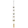 Home Gift Temple Wind Chime Blessing Yard Balcony Ornament -brass