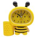 Pen Holder Alarm Clock Electronics Clock Children Gift Clock Yellow