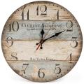 12 Inch Wooden Wall Clock Numerals Rustic Style Home Decor Wall Clock