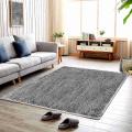 Fluffy Rugs for Bedroom,with Backing Non-slip Points(3x5 Feet,grey)