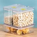 3pcs Plastic Food Storage Whole Grain Container Kitchen Container Box