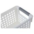 Stackable Plastic Storage Baskets(white)s:29 X 16 X 2 Cm