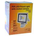 Pir Motion Sensor Security Wall Pure White Led Waterproof Flood Light Lamp 10w