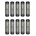 White Amber 12 Led Emergency Lights Kit for Atv Trucks Cars 10pcs