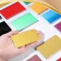Engraving Blanks 10 Colors Aluminum Sheet Business Card Blanks