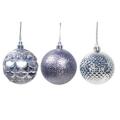 12pcs Boxed Christmas Ball Glitter Baubles Balls Ornament Pendant D