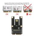 M.2 Ngff to Mini Pci-e Converter Adapter Card Ax210 1550 for Laptop