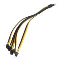 4pack 6pin Connector Server Power Cable for Antminer P3 S7 S9 S11