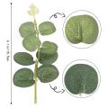 Eucalyptus Leaves,100pcs Fake Leaves Faux Silver Dollar Eucalyptus