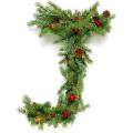 45 Packs Artificial Pine Needles Branches Garland-10.2x2.5 Inch Green