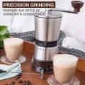 Coffee Grinder Conical Ceramic Hand Crank Mill 304 Stainless Steel