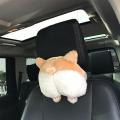 Novelty Corgi Bottom Car Seat Neck Pillow Cushion Plush